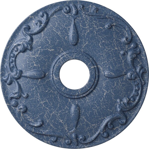 Ekena Millwork Kent Ceiling Medallion (Fits Canopies up to 5"), 18"OD x 3 1/2"ID x 1 1/4"P, Americana Crackle CM18KEAMC - main